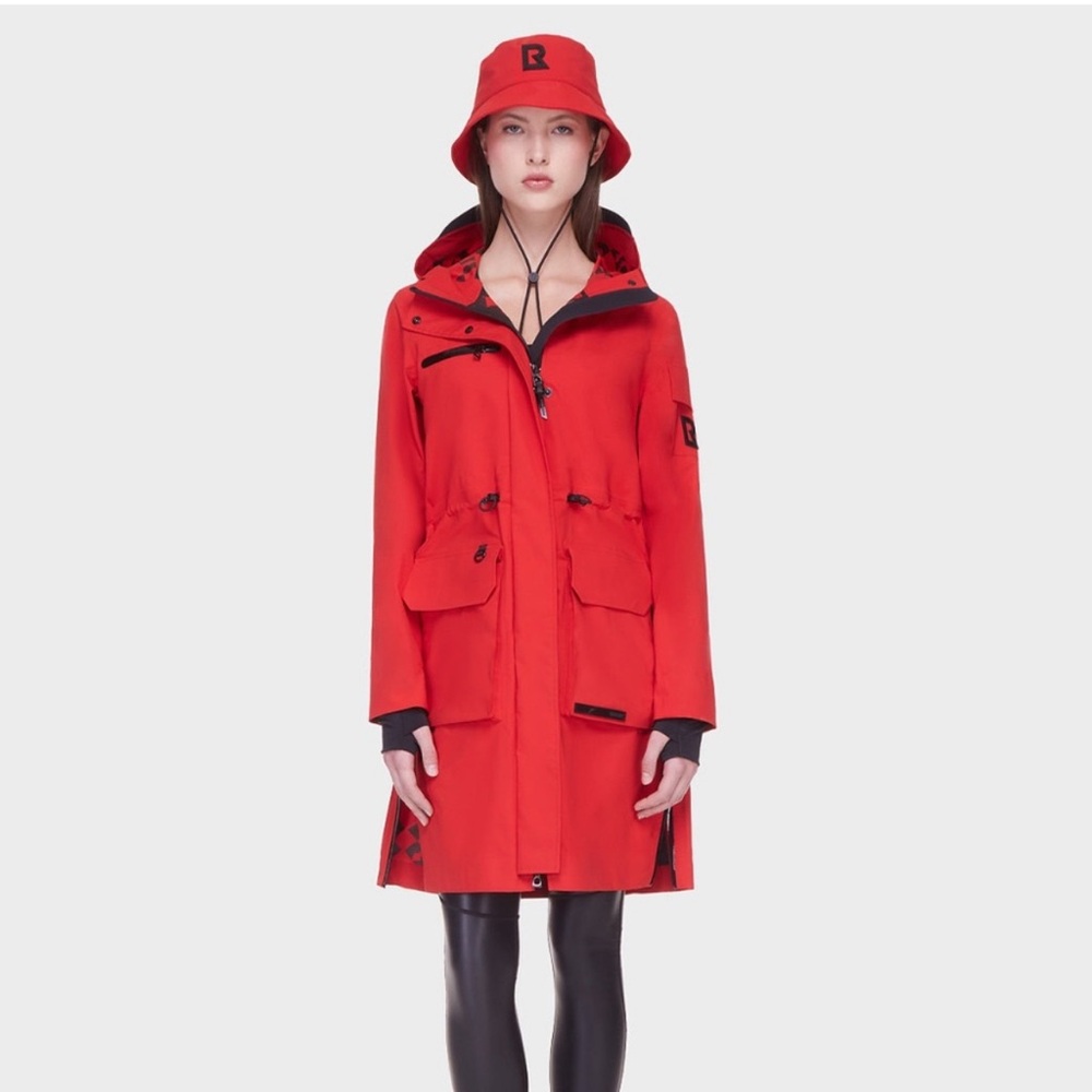 RUDSAK - brand new with tag
Caylin rainwear trench, Poppy Red, size S